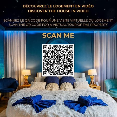 Lit Rond Tres Grand Et Confortable - Garage Possible Ou Parking Gratuit Rue - Gare 2 Min Et Ville 4 Min En Tram - Ciel Etoile - Netflix Videoprojecteur - Luxe Et Evasion Страсбург Экстерьер фото